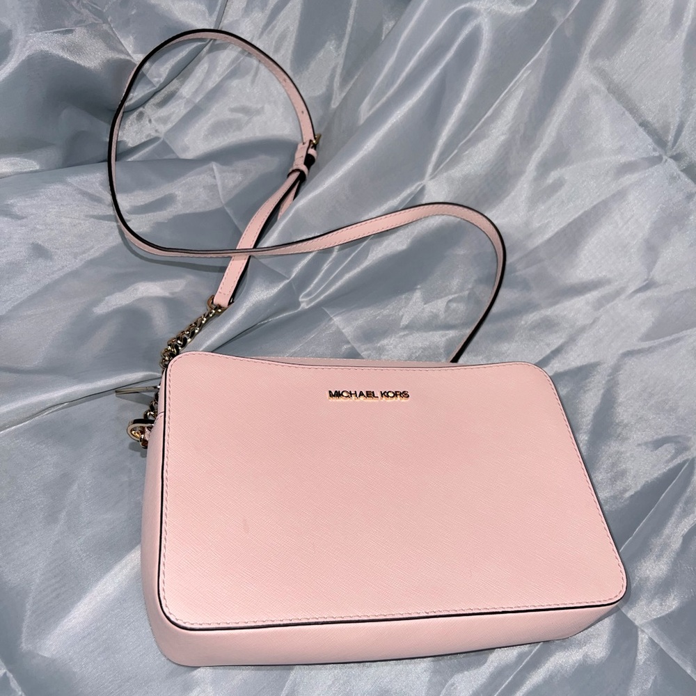 MICHAEL Michael Kors Pink Crossbody Bag with Gold Hardware